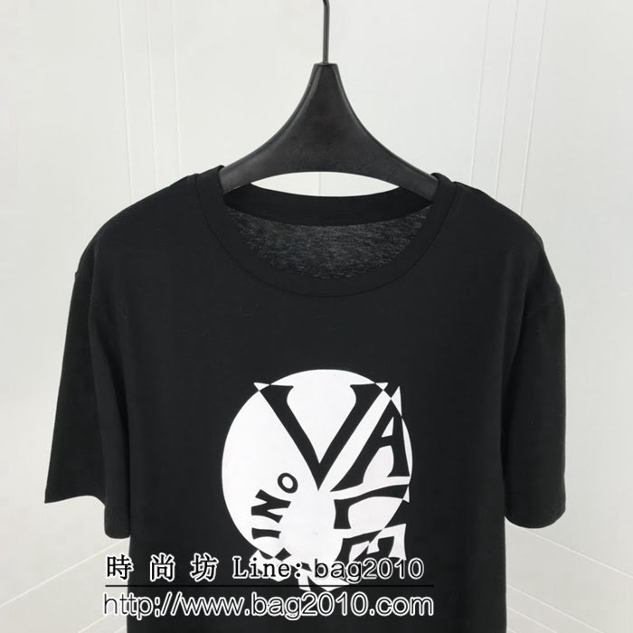 VALENTINO華倫天奴 18ss新款 新logo印花圖案 純棉短袖 男女同款 ydi1836